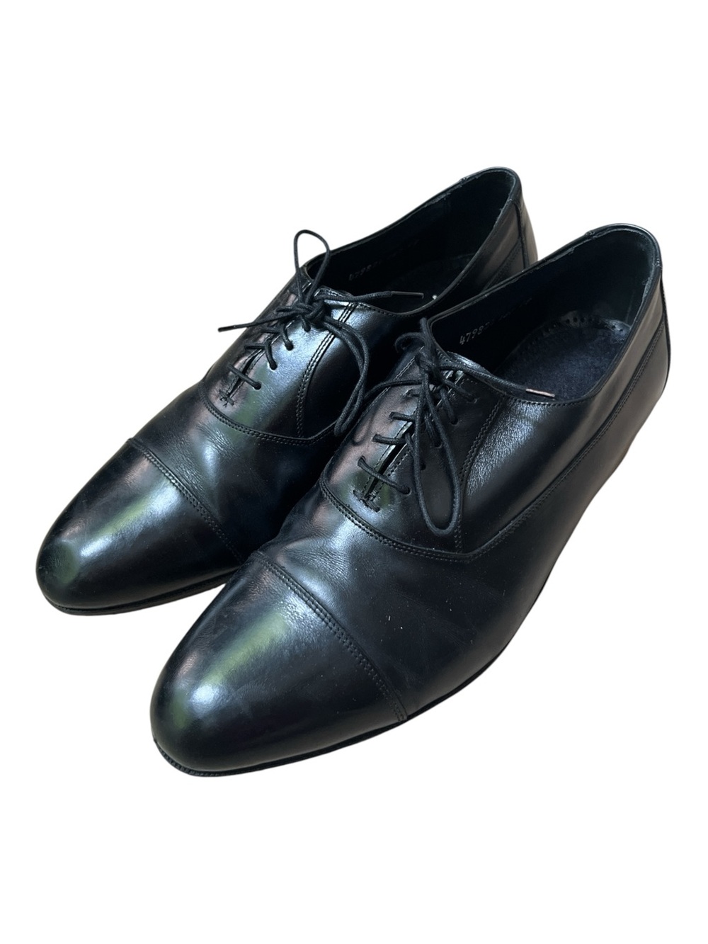 Florsheim Black Leather Dress Shoes Men's Size 9.5 Classic Oxfords
